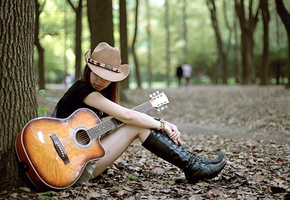 настроение, Девушка, гитара