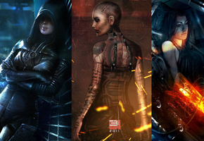 kasumi goto, джек, миранда, касуми, miranda lawson, Mass effect 3