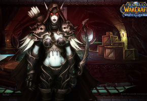 эльфийка, рисунок, арт, World of warcraft, wow