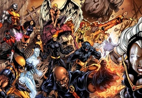 Marvel, nightcrawler, beat, iceman, colossus, x men, shtorm, wolverine, emma frost, angel, comics
