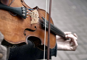 музыка, игра, Скрипка