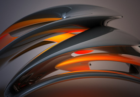 3d, абстракция, Рендеринг