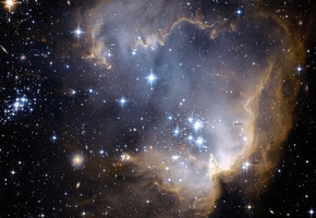 туманность, Ngc 602, космос