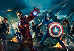 марк, Мстители, роберт дауни мл, крис эванс, the avengers