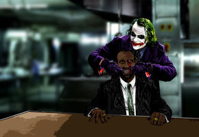 надписи, Джокер, карты, batman, улыбка, бетман, joker, бэтман