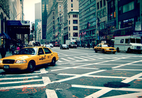 улицы, город, New york