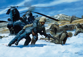 march 4, The battle of takur ghar by keith rocco, afghanistan, paktia province