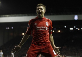 ливерпуль, англия, Стивен джеррард, футбол