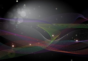 краски, круги, волны, Линии, блики, яркое, цвета, abstraction