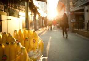 Бананы, улица, свет