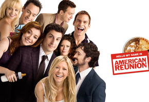 american reunion, постер, Американский пирог, все в сборе