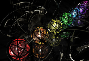 Шары, фиолетовый......., черный, красный