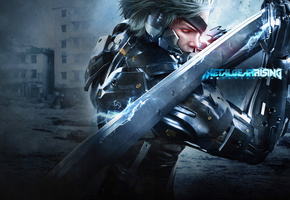 киборг, metal gear, raiden, rising, Metal gear rising revengeance, ниндзя