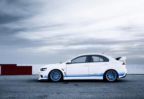 митсубиси, evolution, white, эволюшн, lancer, x, Mitsubishi, лансер, 10