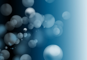 Абстракция, пузыри, цветная