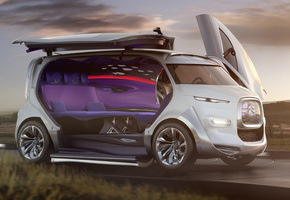 концепт, Citroen tubik, минивэн, авто фото.