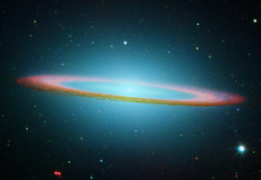 дева, M104, галактика, сомбреро, ик-диапазон, созвездие