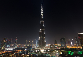 бурдж-халифа, dubai, дома, Дубай, башни, оаэ, небоскребы