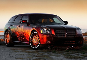 аэрография, tuning, dodge, додж, магнум, magnum, Додж