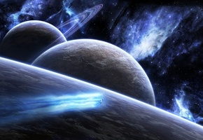 комета, Планеты, звезда