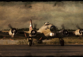 Самолёт, стиль, авиация, аэродром