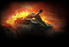 танк, Wot, ис-4, world of tanks