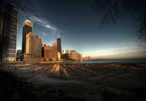 город, chicago, чикаго, city, Usa, illinois