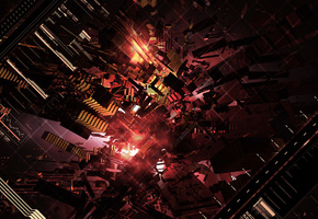 хаос, сияние, Абстракция