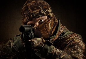 оружие, Солдат, фон