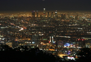 город, los angeles, Usa, california, city