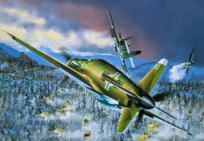 Do - 335a -1, рисунок, арт, бой