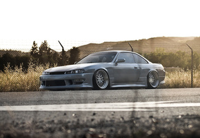 купе, тюнинг, дорога, Ниссан сильвия, nissan silvia s14