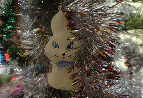 Новый год, елка, кролики