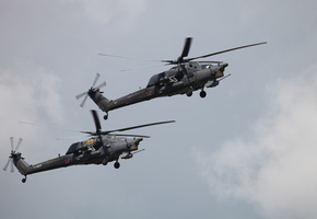 havoс, вертолет, Ми-28н, пилотажная группа беркуты