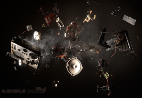 магнитола, музыка, динамик, взрыв, could this be, music, ctb, Noisia
