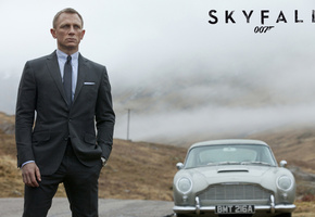 skyfall, 007, james bond, aston martin, agent, бонд, db5, daniel craig, астон мартин