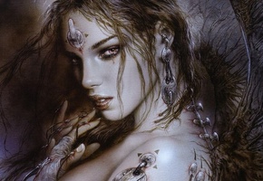 девушка, фэнтези, Luis royo