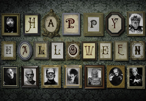 фон, портреты, Праздники, обои, helloween картины, хеллоуин