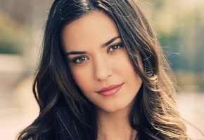 волосы, лицо, девушка, Odette annable, брюнетка, взгляд
