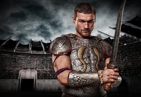 сериал спартак, гладиатор, Spartacus, песок и кровь, воин