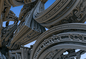 фигура, камень, узор, Арт, лепнина