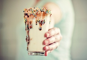 станкан, молоко. цветыне, коктейль, напиток, Макро