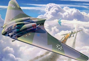 самолет, немецкий самолет, Gotha go.229а-0