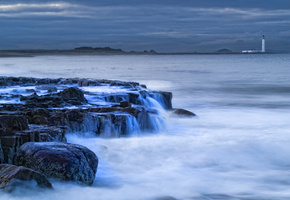 lighthouse, берег, Great britain, великобритания, шотландия, scotland