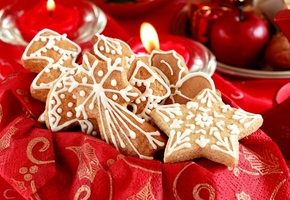 cookies, Печенье, новогоднее, сладости, праздник