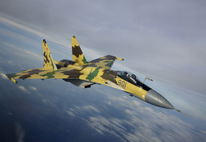 истребитель, самолёт, Су-35, обои