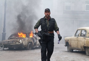 the expendables 2, chuck norris, чак норрис, мужик, booker, Неудержимые 2