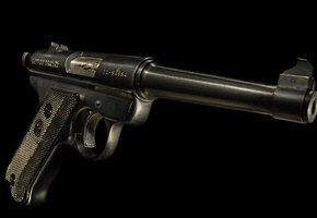 пистолет, фон, Оружие