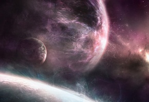 туманность, планеты, вихри, Космос