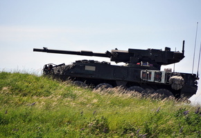оружие, фон, Stryker mobile gun